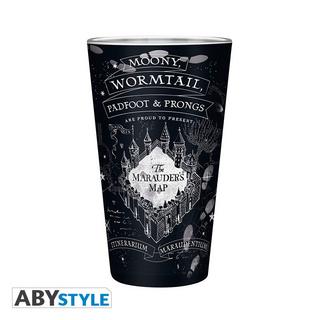 Abystyle Harry Potter Large Glass 400ml: Marauder's Map  