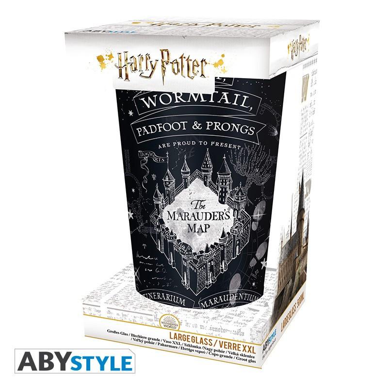 Abystyle Harry Potter Large Glass 400ml: Marauder's Map  