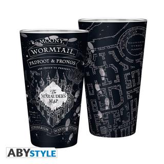 Abystyle Harry Potter Large Glass 400ml: Marauder's Map  