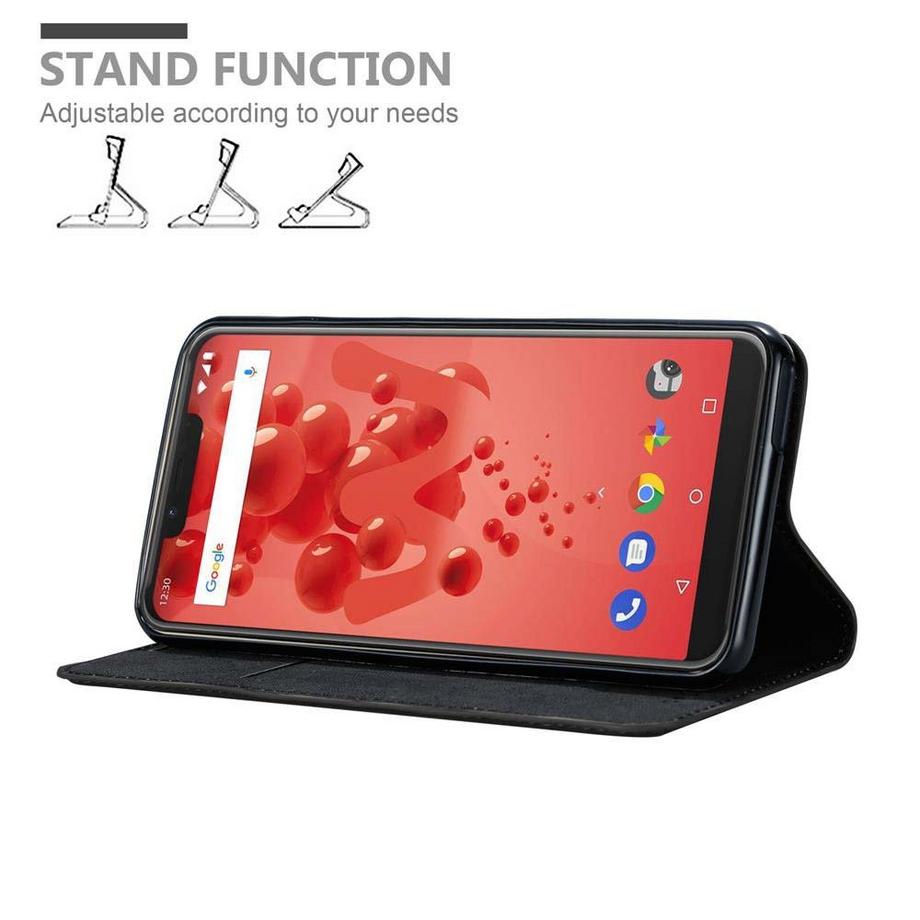 Cadorabo  Hülle für WIKO VIEW 2 PLUS Magnetverschluss, Kartenfach 