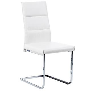 Beliani Lot de 2 chaises en Cuir PU Moderne ROCKFORD  