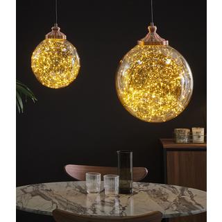 Beliani Lampe suspension en Verre Moderne BENI  