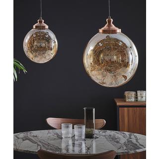 Beliani Lampe suspension en Verre Moderne BENI  