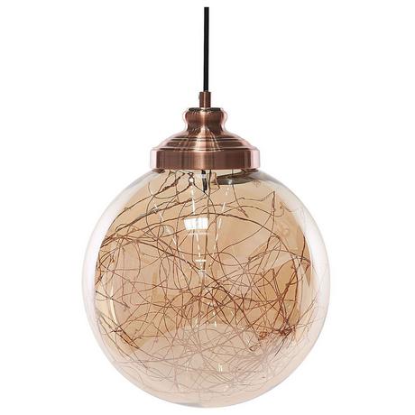 Beliani Lampe suspension en Verre Moderne BENI  