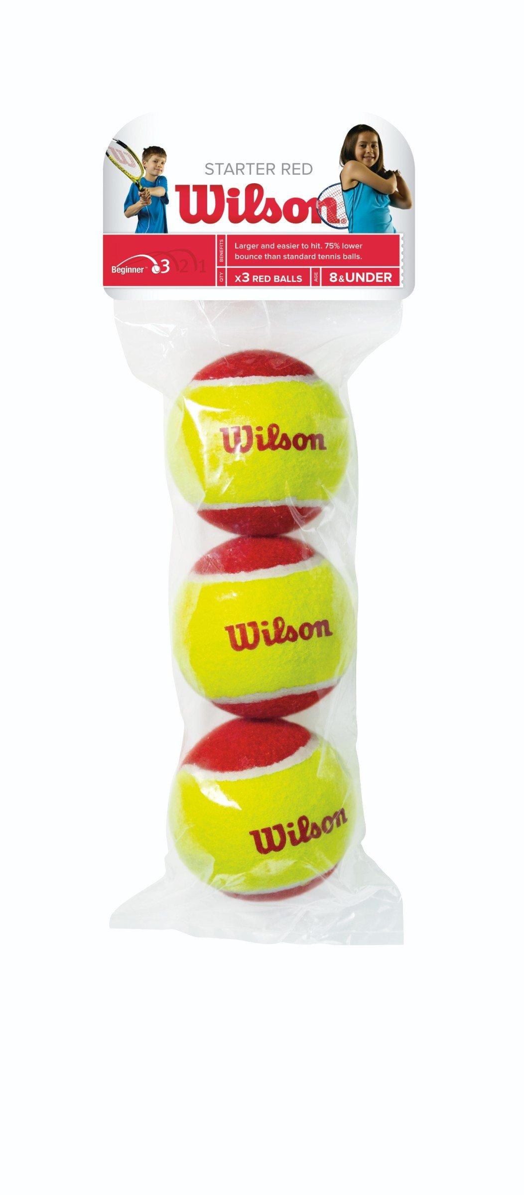 Wilson  Starter Red 3 Balls 
