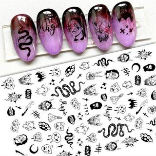 B2X  Blatt Nagelsticker 