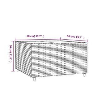 VidaXL Garten couchtisch rattan  