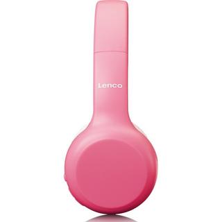 Lenco  LENCO HPB-110PK AURICOLARE CON CAVO E SENZA CAVO A PADIGLIONE MICRO-USB BLUETOOTH ROSA 