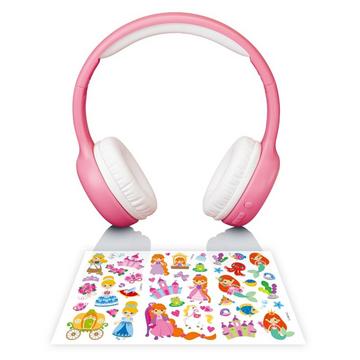 LENCO HPB-110PK AURICOLARE CON CAVO E SENZA CAVO A PADIGLIONE MICRO-USB BLUETOOTH ROSA