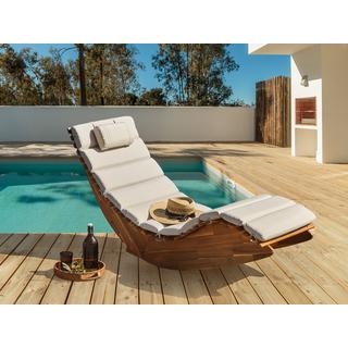 Beliani Cuscino per sdraio en Poliestere Moderno BRESCIA PREMIUM  