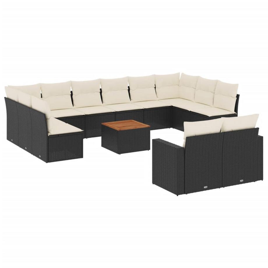 set divano da giardino Polirattan
