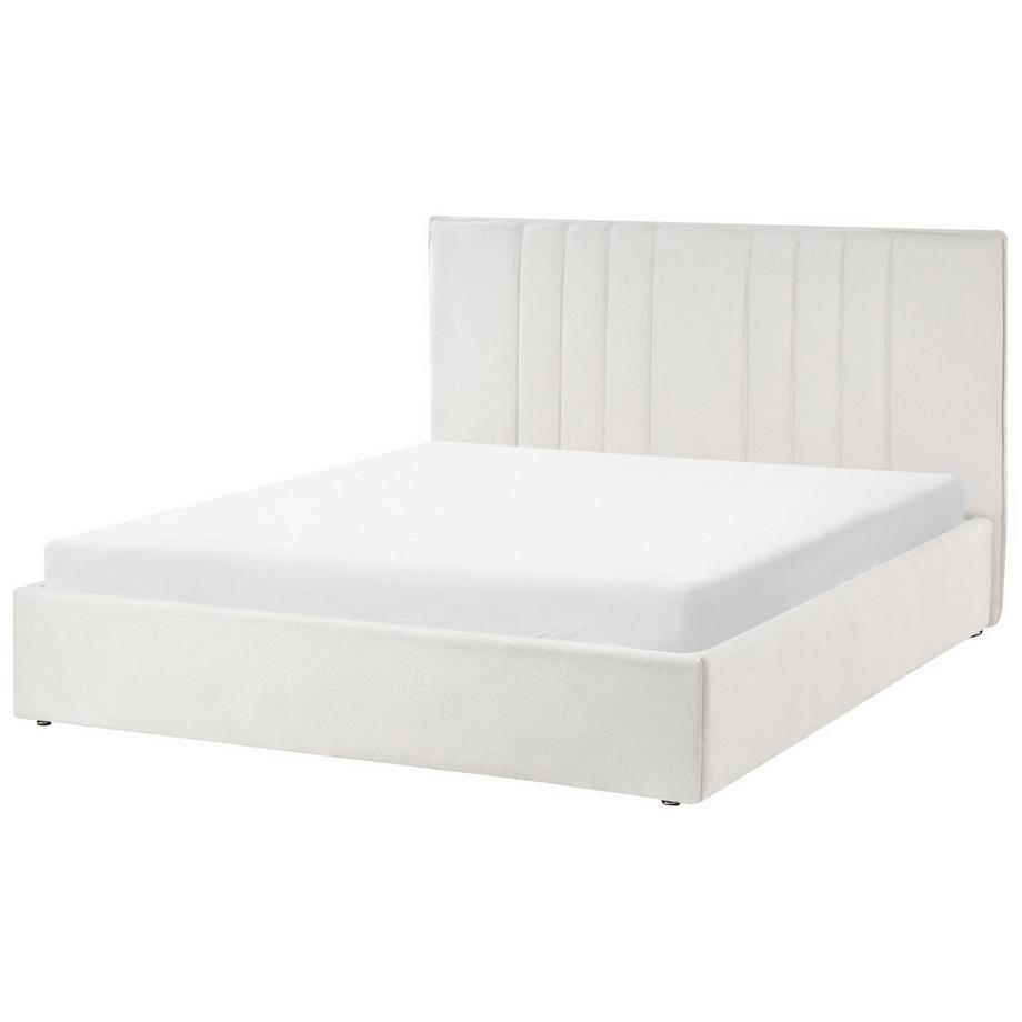 Beliani Letto contenitore en Tessuto Moderno TARASCON  