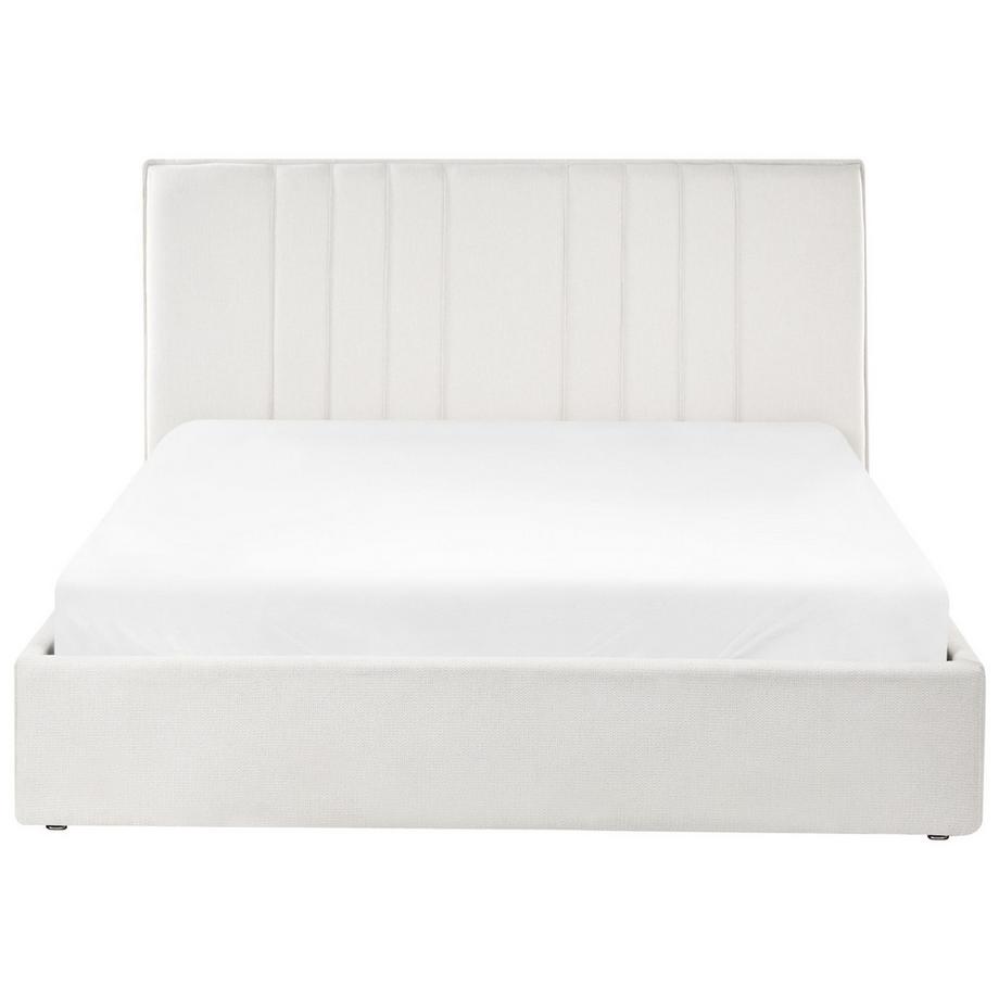 Beliani Letto contenitore en Tessuto Moderno TARASCON  