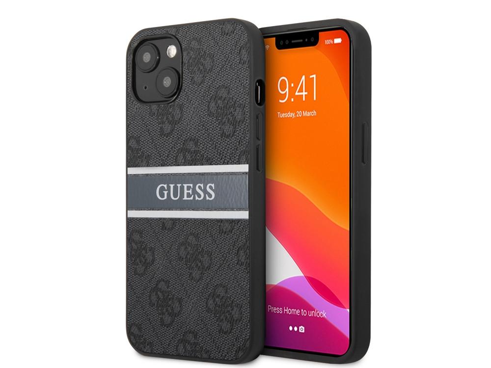 GUESS  Hülle Apple iPhone 13 Mini PU 4G Stripe 
