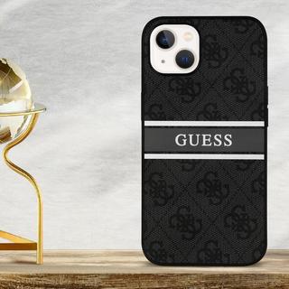 GUESS  Hülle Apple iPhone 13 Mini PU 4G Stripe 