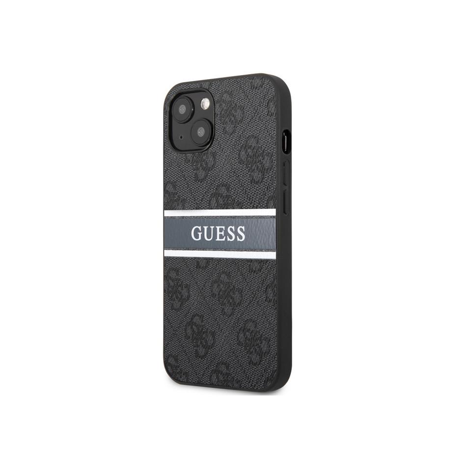 GUESS  Cover per iPhone 13 Mini PU 4G Stripe 