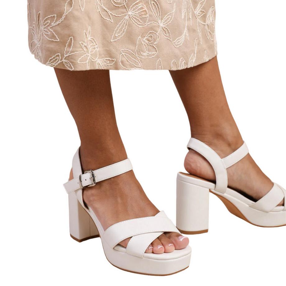 Where's That From Marcia Talons Hauts Sandales Plateforme Pu  