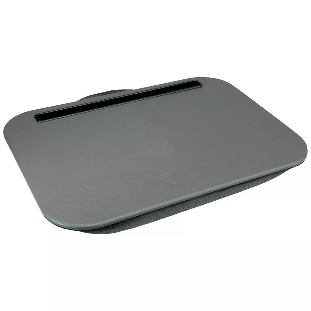 VALUE Knietablett / Laptop-/Tablet-Ablage mit Kissen, grau