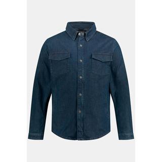 JP1880 Giacca di jeans Cerniera nascosta Taschini sul petto  