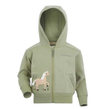 sweatshirt équitation à capuche zippé enfant