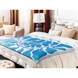 Beliani Kihun Boho Couverture en Acrylique  