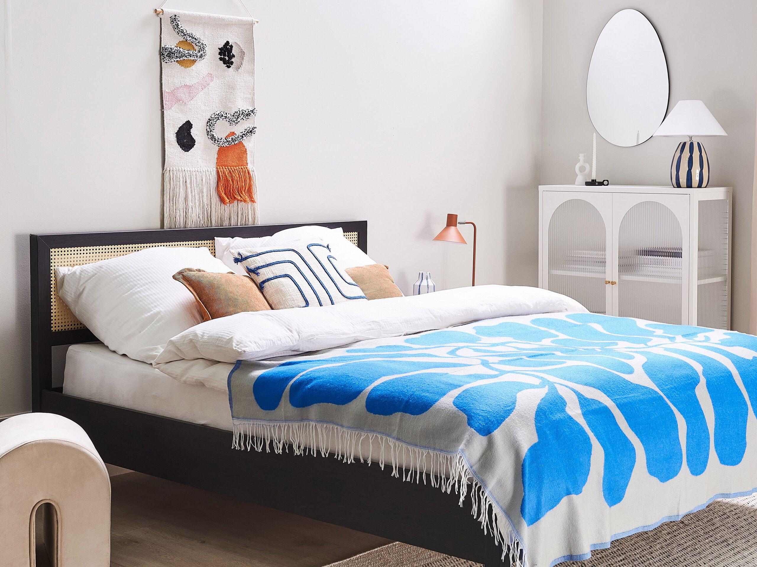 Beliani Kihun Boho Couverture en Acrylique  