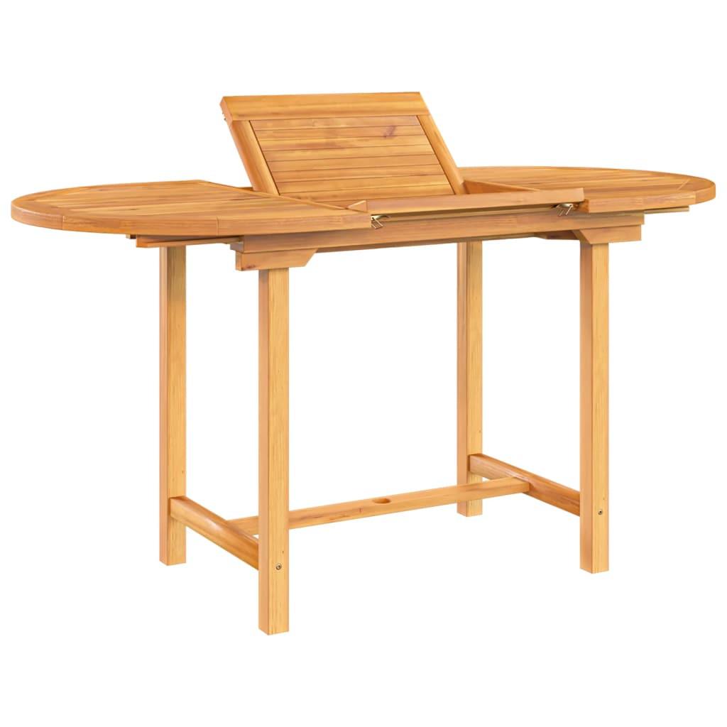 VidaXL Table de jardin bois  