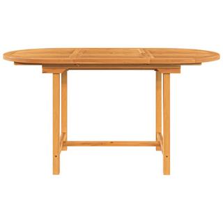 VidaXL Table de jardin bois  