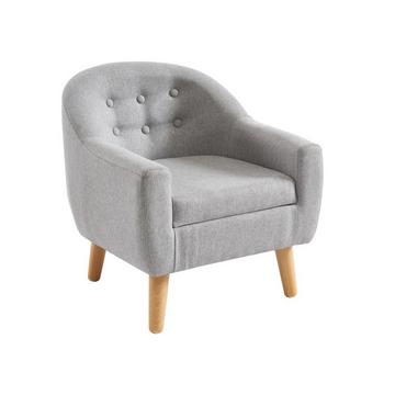 Fauteuil pour enfant en tissu gris CASORLA