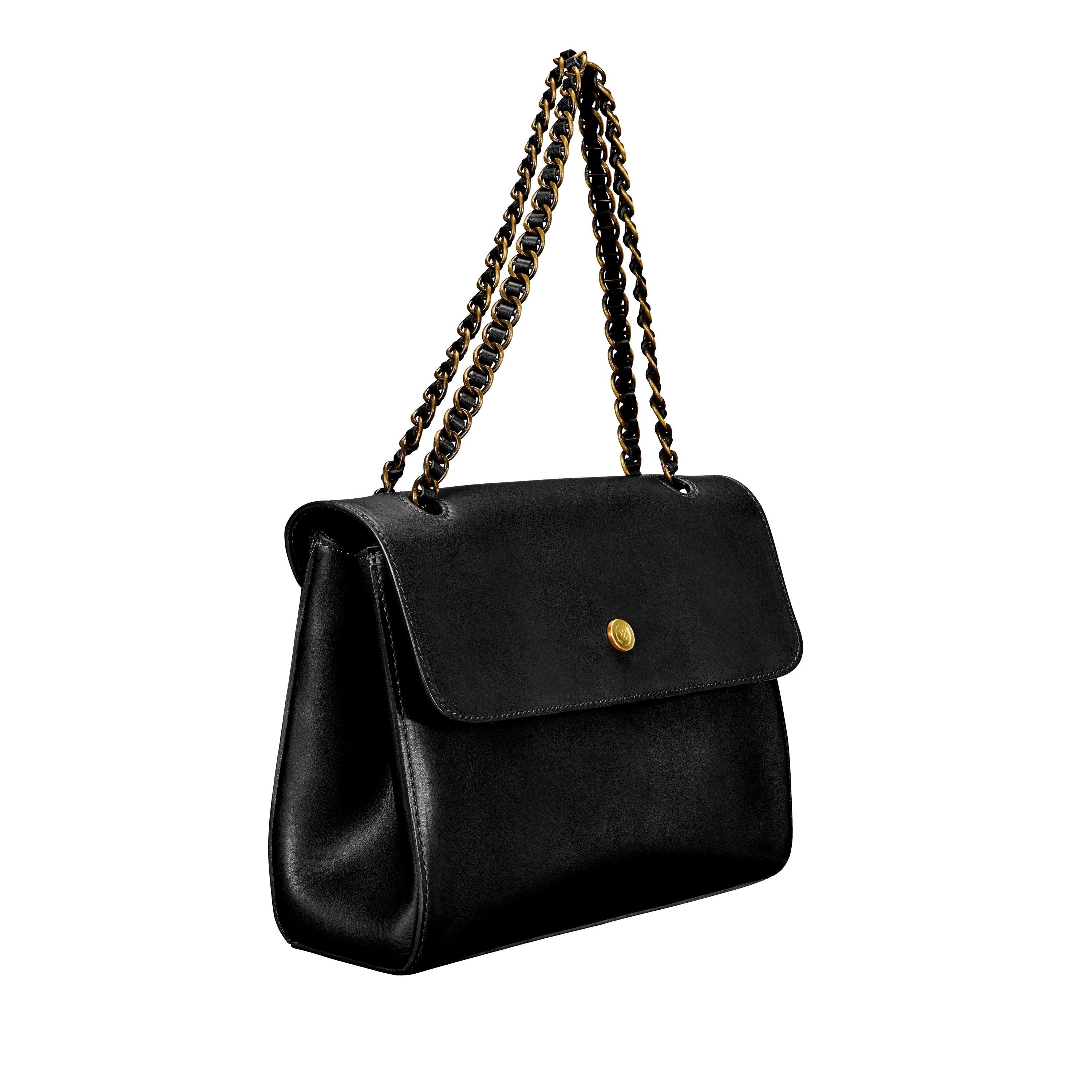 Maxwell Scott  Atessa -  Leder Chain Bag Handtasche 