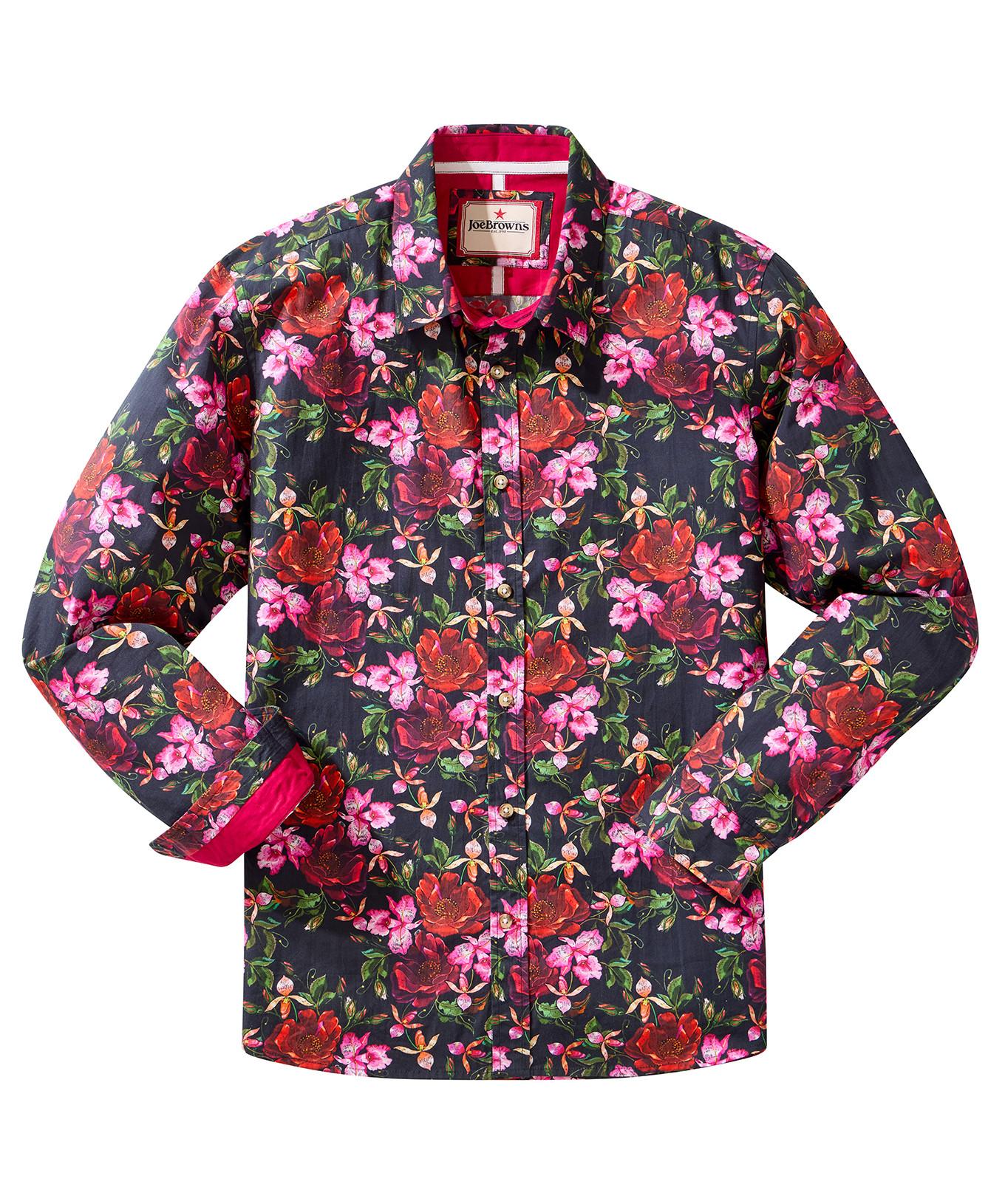 Joe Browns Camicia stampa floreale dettagli a contrasto  