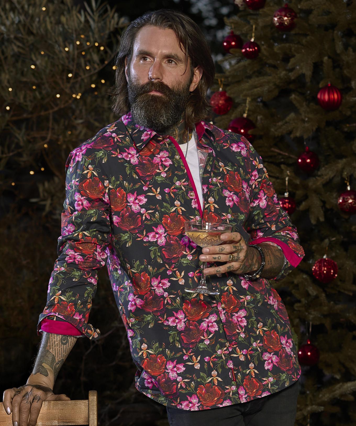 Joe Browns Camicia stampa floreale dettagli a contrasto  