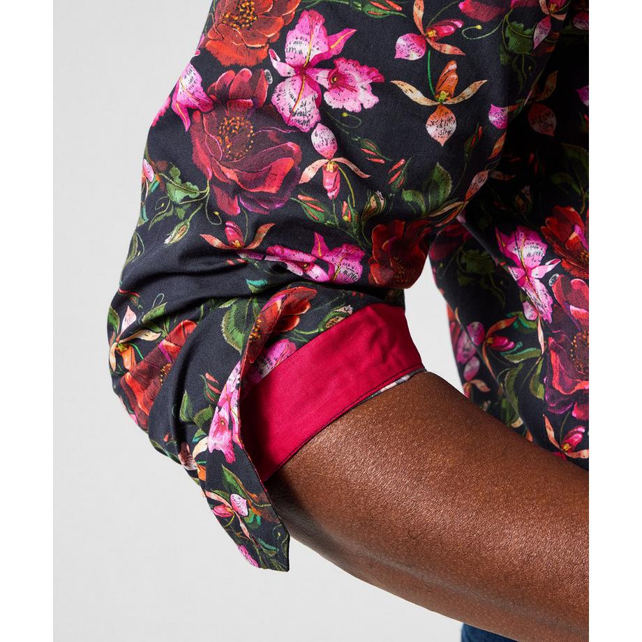 Joe Browns Hemd mit Blumenprint Kontrastdetails  