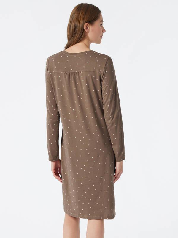 Schiesser Fashion Camicia da Notte Maniche Lunghe  