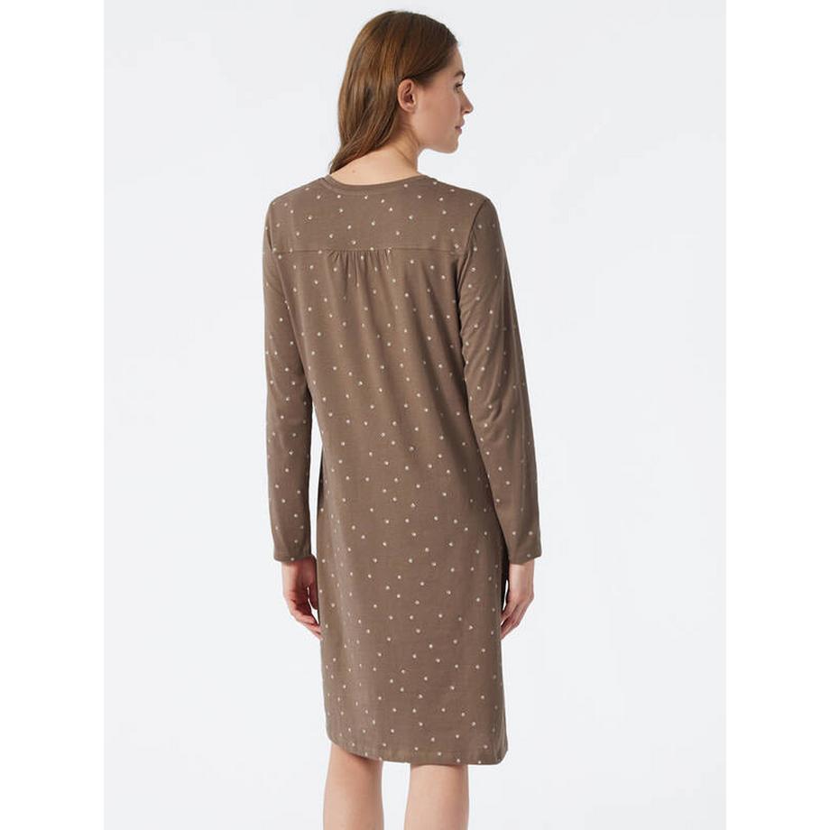 Schiesser Fashion Camicia da Notte Maniche Lunghe  