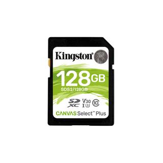 Kingston  128GB SDXC CANVAS SELECT PLUS 100R C10 UHS-I U3 V30 
