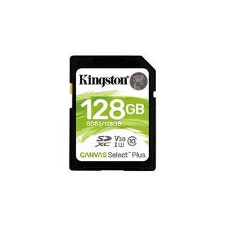 Kingston  Kingston Technology Scheda SDXC Canvas Select Plus 100R C10 UHS-I U3 V30 da 128GB 
