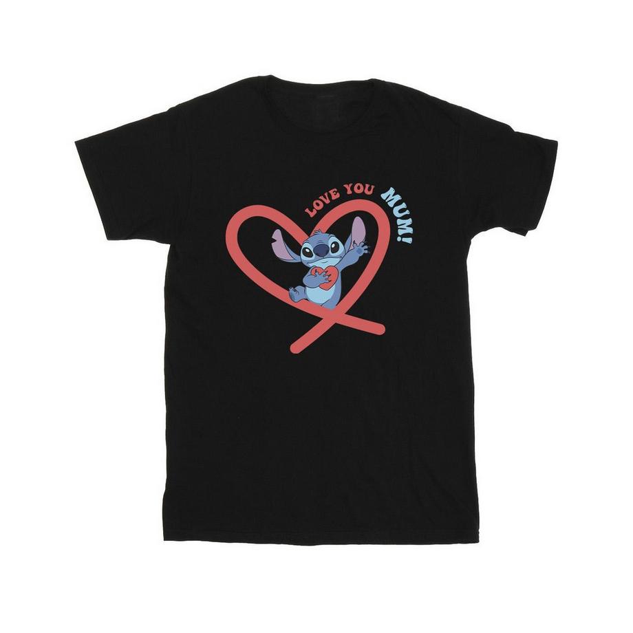 Disney Love You Mum T-Shirt Stampata  