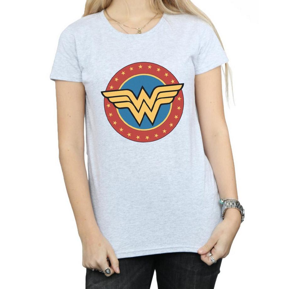 DC COMICS Wonder Woman Logo T-Shirt Manches Courtes  
