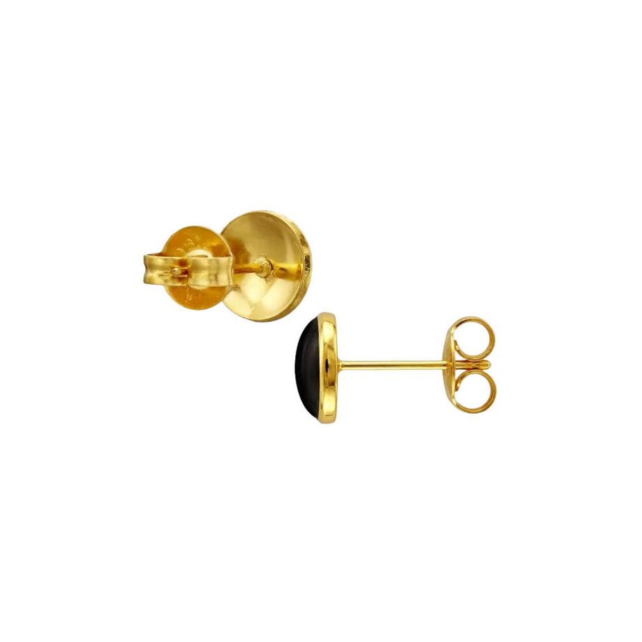 Maxte  Runde Ohrstecker in farbe   em Epoxid 