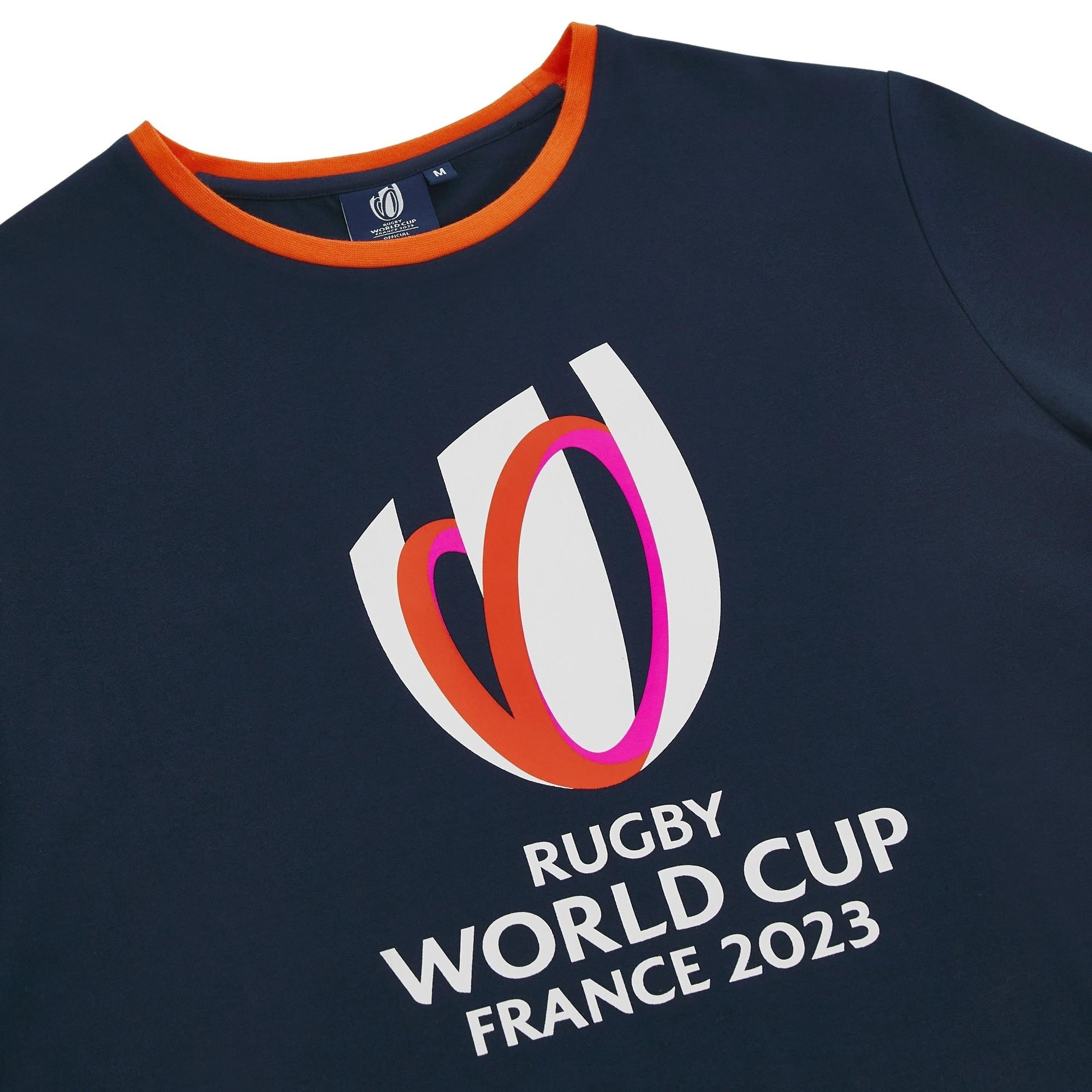 macron  t-shirt da bambina in policotone rwc francia 2023 