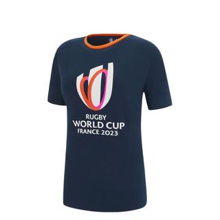 macron  t-shirt da bambina in policotone rwc francia 2023 