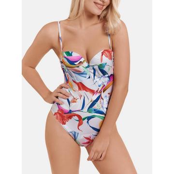 Maillot de bain 1 pièce bustier préformé multipositions Nice