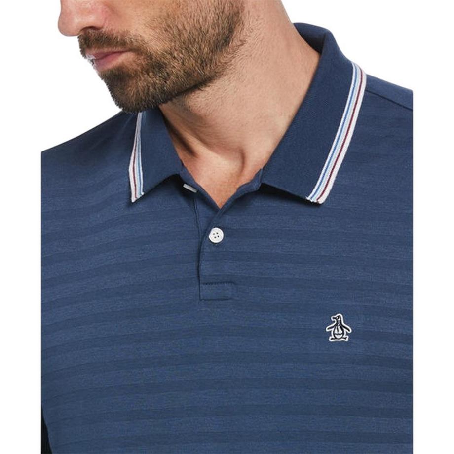 Original Penguin Polo à Rayures Contrastées Coupe Régulière  