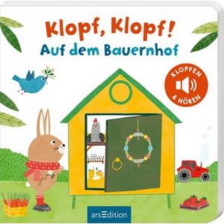 Klopf, klopf! Auf dem Bauernhof Valenza, Valeria (Illustrationen) Copertina rigida 