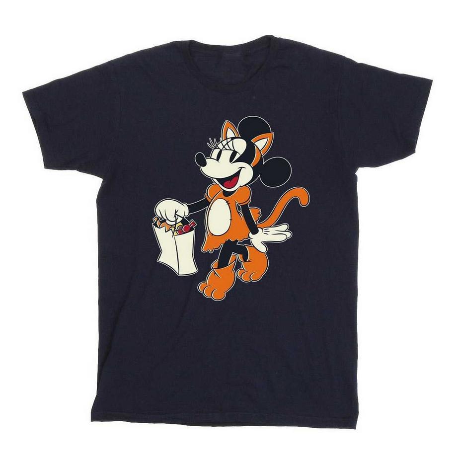 Trick Or Treat Maglietta Gatto Cotone Ragazze