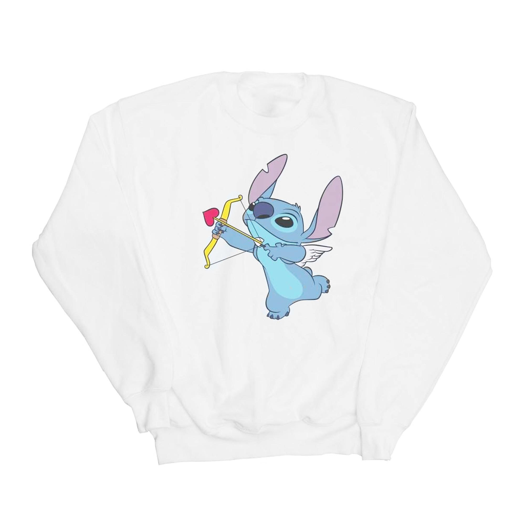 Disney  Lilo And Stitch Stitch Cupid Valentines Sweatshirt 