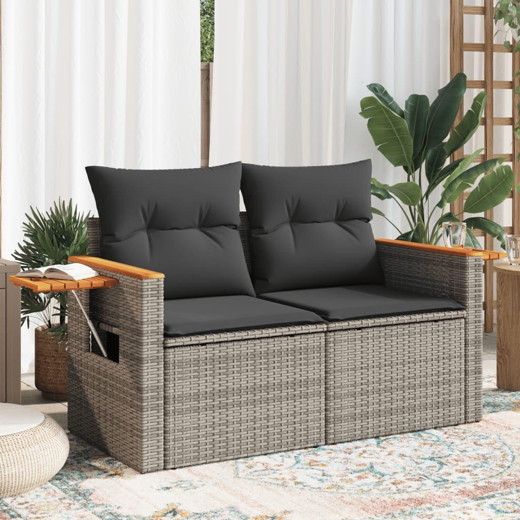 VidaXL Gartensofa poly-rattan  