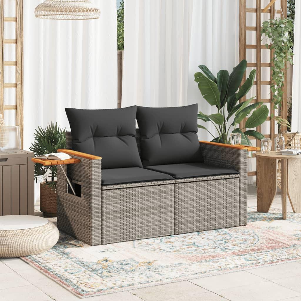 VidaXL Gartensofa poly-rattan  