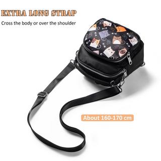 Only-bags.store Kleine Nylon Umhängetasche Mini Rucksack  